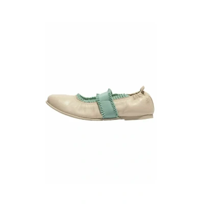 Afbeelding van Fly London Ballerina&#039;s, Dames, Maat: 35, Offwhite spearmint 001 Leer en textiel