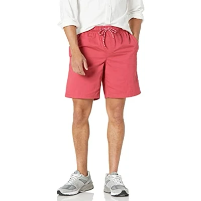 Image de Amazon Essentials Short de marche pour homme avec cordon serrage (disponible en grande taille), rouge délavé, taille M