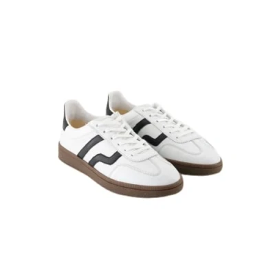 Afbeelding van GANT Cuzima Sneakers laag, Dames, Maat: 41, White/black Leer