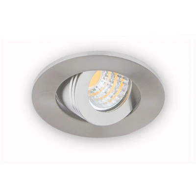 Afbeelding van LED Inbouwspot 3W, Rond, Kantelbaar, Aluminium, Dimbaar