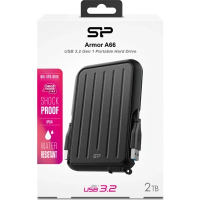 Afbeelding van Silicon Power A66 externe harde schijf 2 TB Zwart