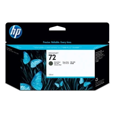 Image de HP 72 cartouche d&#039;encre DesignJet noir mat, 130 ml