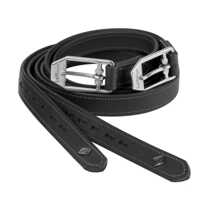 Image de LeMieux Étrivières Vector Cuir Noir 130cm