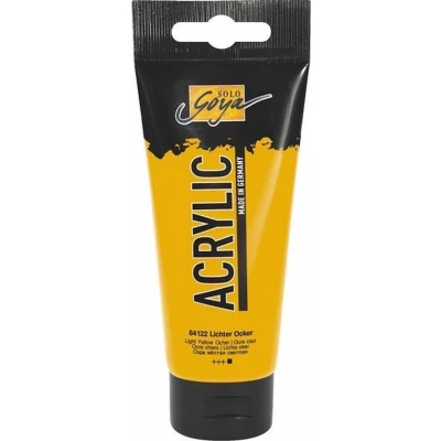 Afbeelding van Solo Goya Licht Oker Acrylverf 100ml tube Hoge kwaliteit A merk