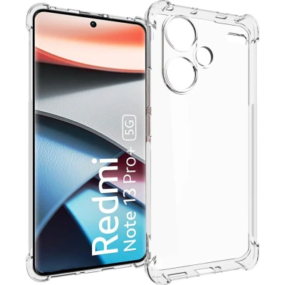 Afbeelding van iMoshion Hoesje Geschikt voor Xiaomi Redmi Note 13 Pro Plus Siliconen Shockproof Case Transparant