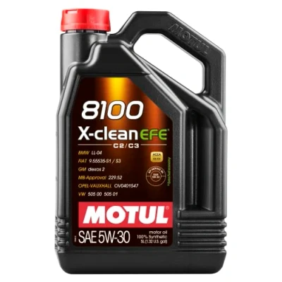 Afbeelding van Motul 8100 X CLEAN EFE 5W 30 5L Motorolie 109471 OPEL: Combo MPV, Insignia A Sports Tourer, Movano B Van, BMW: X3, 5 Touring, 3 Coupe, HYUNDAI: Ioniq
