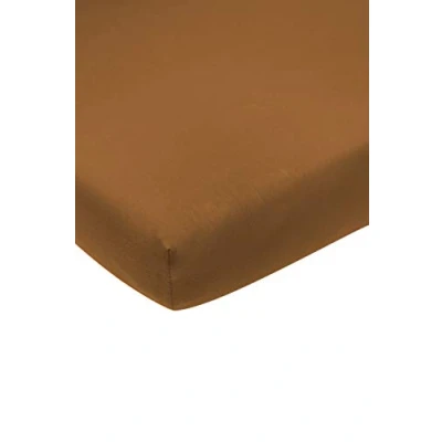 Afbeelding van Meyco Hoeslaken Wieg Jersey 40x80 Camel
