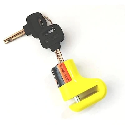 Afbeelding van Global Lock MICRO hangslot voor elektrische scooter, diefstalbeveiliging motorfiets, remschijf, scooterhangslot, accessoires fiets, motorfiets