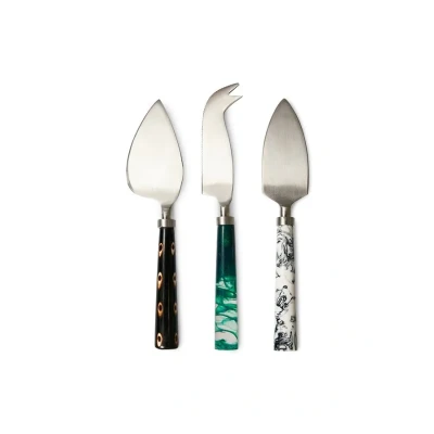Afbeelding van HKliving Kaasmes Set Van 3 In Giftbox Multicolor