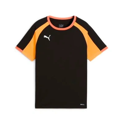 Afbeelding van PUMA individualligajersey jr Voetbal shirt (catalogus) km j Zwart