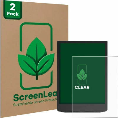 Afbeelding van ScreenLeaf Screenprotector voor PocketBook InkPad Color 3 Duurzame schermbescherming Folie Beschermfolie transparant (2 Stuks)