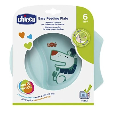 Afbeelding van Chicco Diep Dinerbord Leeuw Jongens 22 Cm Blauw