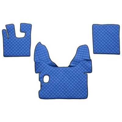 Afbeelding van F CORE FL01 BLUE Vloermatset Kunstleer Voor 3 Blauw