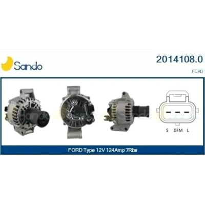 Afbeelding van CASCO CAL14108AS Dynamo / Alternator 12V 124A