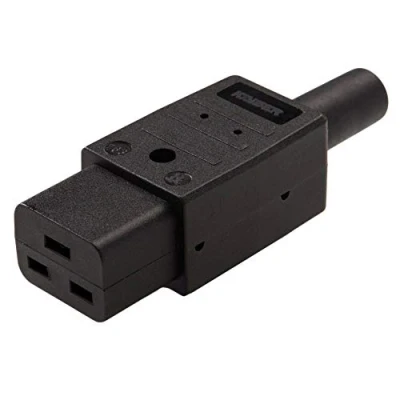 Afbeelding van PremiumCord stopcontact, 230 V, 16 A, IEC C19, IEC60320, kleur: zwart