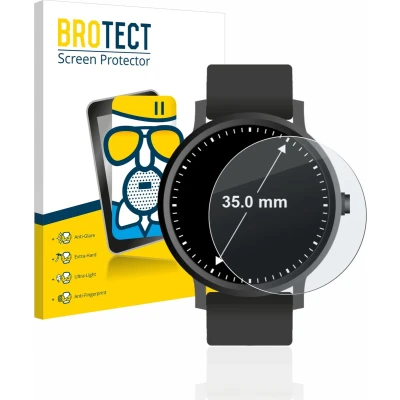 Afbeelding van BROTECT Screenprotector voor Horloges (Rond, ø: 35 mm) Folie Beschermfolie Beschermglas matte