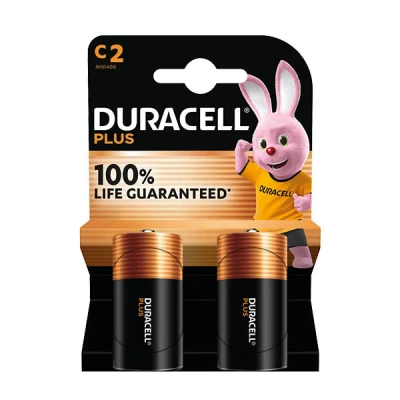 Image de DURACELL PILES PLUS C X2 LR14