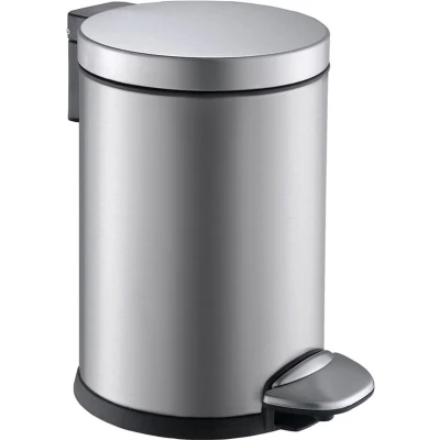 Afbeelding van EKO Luna pedaalemmer 3 ltr, Stainless steel Plastic mat RVS