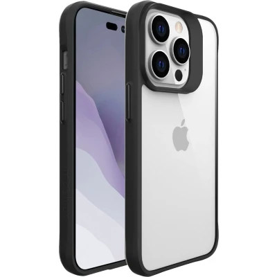 Afbeelding van iMoshion Hoesje Geschikt voor iPhone 14 Pro Max Rugged Hybrid Case Zwart / Transparant