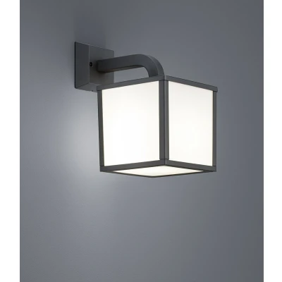 Afbeelding van TRIO CUBANGO Wandlamp Antraciet incl. 1x E27 4,9W Buitenverlichting IP54