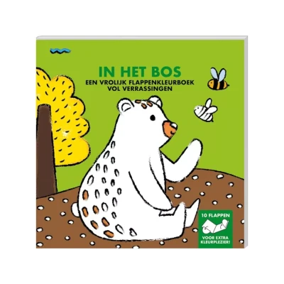 Afbeelding van Flappenkleurboek In het bos