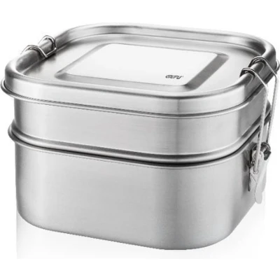 Afbeelding van Lunchbox ENDURE, RVS Stapelbaar Gefu