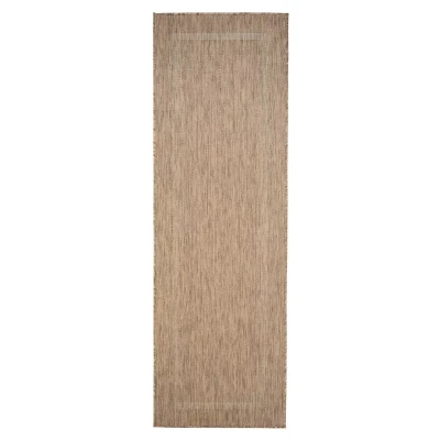 Afbeelding van Balkonkleed Sunset Lichtbruin 80x250 Cm