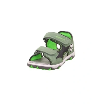 Afbeelding van Superfit MIKE Sandalen voor kinderen, Maat: 32, Hellgrün/grau Leer en textiel