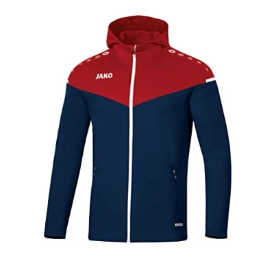 Afbeelding van Jas met kap Champ 2.0 Marine/chilirood / 38