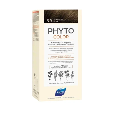 Afbeelding van Phytocolor Permanent Color 5.3 Châtain Clair Doré Haarverf