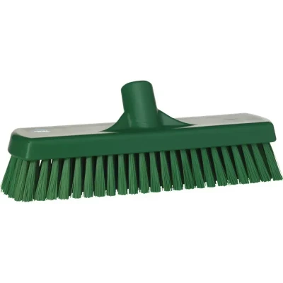 Afbeelding van Vikan Schrobbers en Luiwagens Harde Vloerschrobber Met Polyester Vezels 305x85x110mm Vezellengte: 45mm Groen