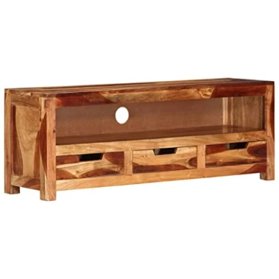 Afbeelding van vidaXL TV kast 110 x 30 40 cm, massief acaciahout