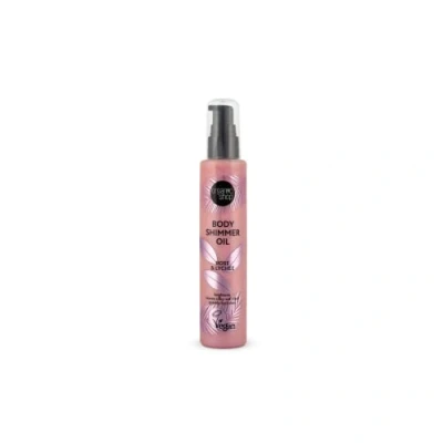Afbeelding van Organic Shop Glinsterende lichaamsolie, roze en lychee, 100 ml