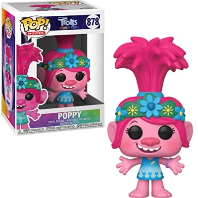 Afbeelding van Pop Trolls World Tour Queen Poppy Vinyl Figuur