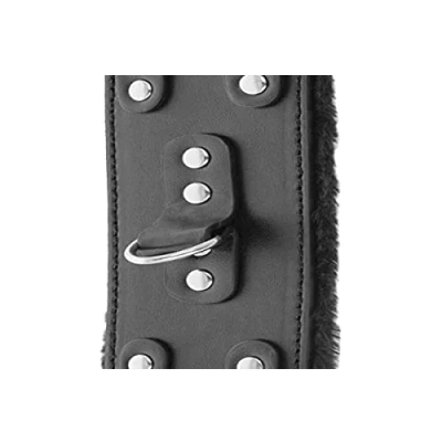 Afbeelding van Darkness BONDAGE Wrist Restraints Black With Fur