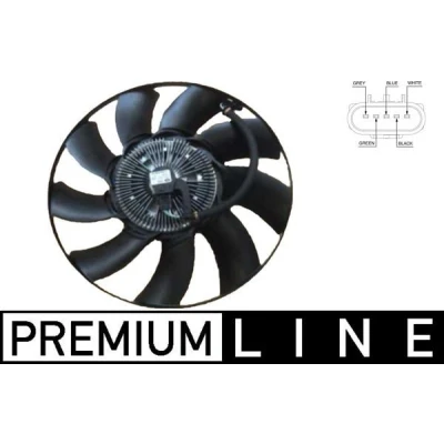 Afbeelding van MAHLE ORIGINAL CFF 475 000P Radiator Ventilator 500 Elektrisch LAND ROVER: Discovery 4, Range Rover 3