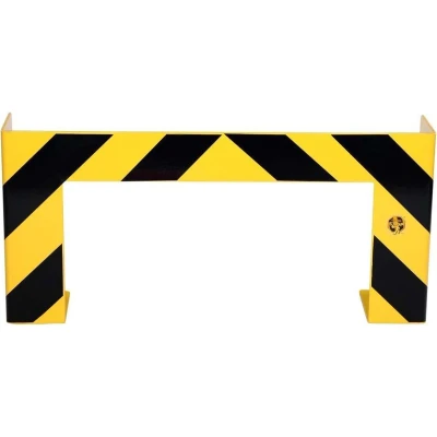 Afbeelding van Aanrijdbeveiliging voor lange pallet Geel &amp; Zwart x 860 mm 400