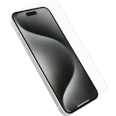 Image de OtterBox Premium Protection d&#039;écran pour téléphone portable antimicrobien verre clair Apple iPhone 15 Pro Max
