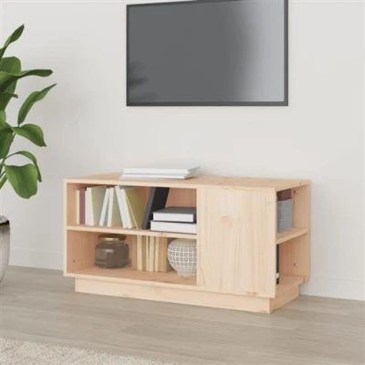 Afbeelding van vidaXL Tv meubel 80x35x40,5 cm massief grenenhout