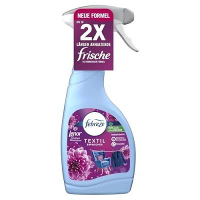 Afbeelding van Lenor Febreze Textielverfrisser Spray Amethyst 1x 500ml Verwijdert nare geuren