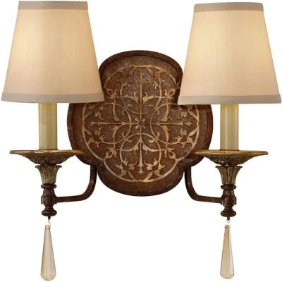 Afbeelding van Bohemian Wandlamp Steady Lighting Metaal E14 L: 19.1cm Voor Binnen Woonkamer Eetkamer Brons
