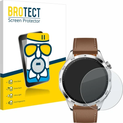 Afbeelding van BROTECT AirGlass Matte kogelwerende glasfolie, Smartwatch beschermfolie, Grijs