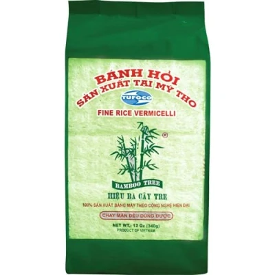 Image de BAMBOO TREE Vermicelle de riz fin vert (1 X 340 GR)