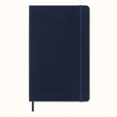 Image de Agenda civil semainier Moleskine Grand Format Dure Bleu Saphir