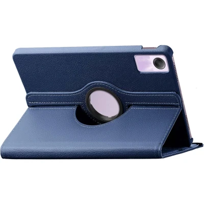Afbeelding van iMoshion Tablet Hoes Geschikt voor Xiaomi Redmi Pad SE 360 Draaibare Bookcase Donkerblauw