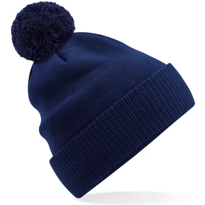 Afbeelding van Beechfield Muts Snowstar van biokatoen B450N Oxford Navy