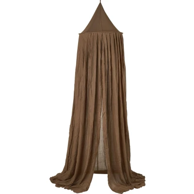 Afbeelding van Meyco Baby Uni klamboe chocolate