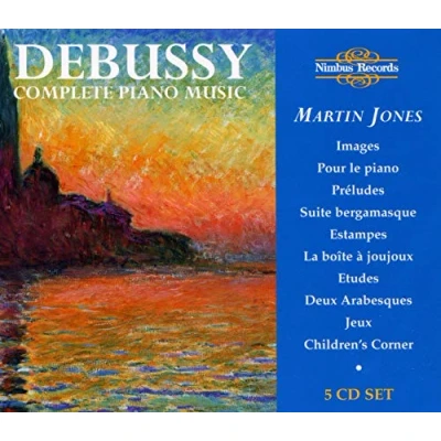 Afbeelding van Jones Debussy: Complete Piano Music (5 CD)