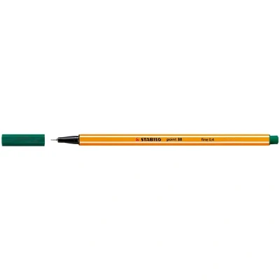 Image de STABILO Stylo feutre point 88, largeur du tracé: 0,4 mm, Vert sapin