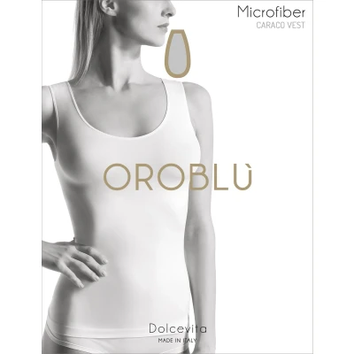 Afbeelding van Oroblu dames Caracao singlet met ronde hals in de kleur Wit, maat: S/M